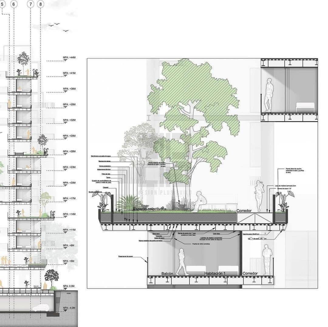 Interior design drawing